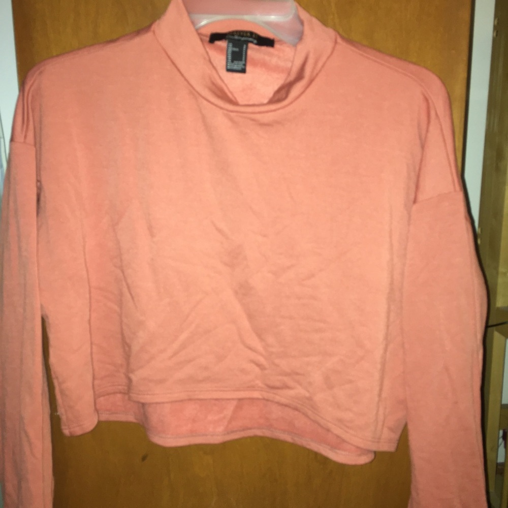 forever 21 cropped sweatshirt
